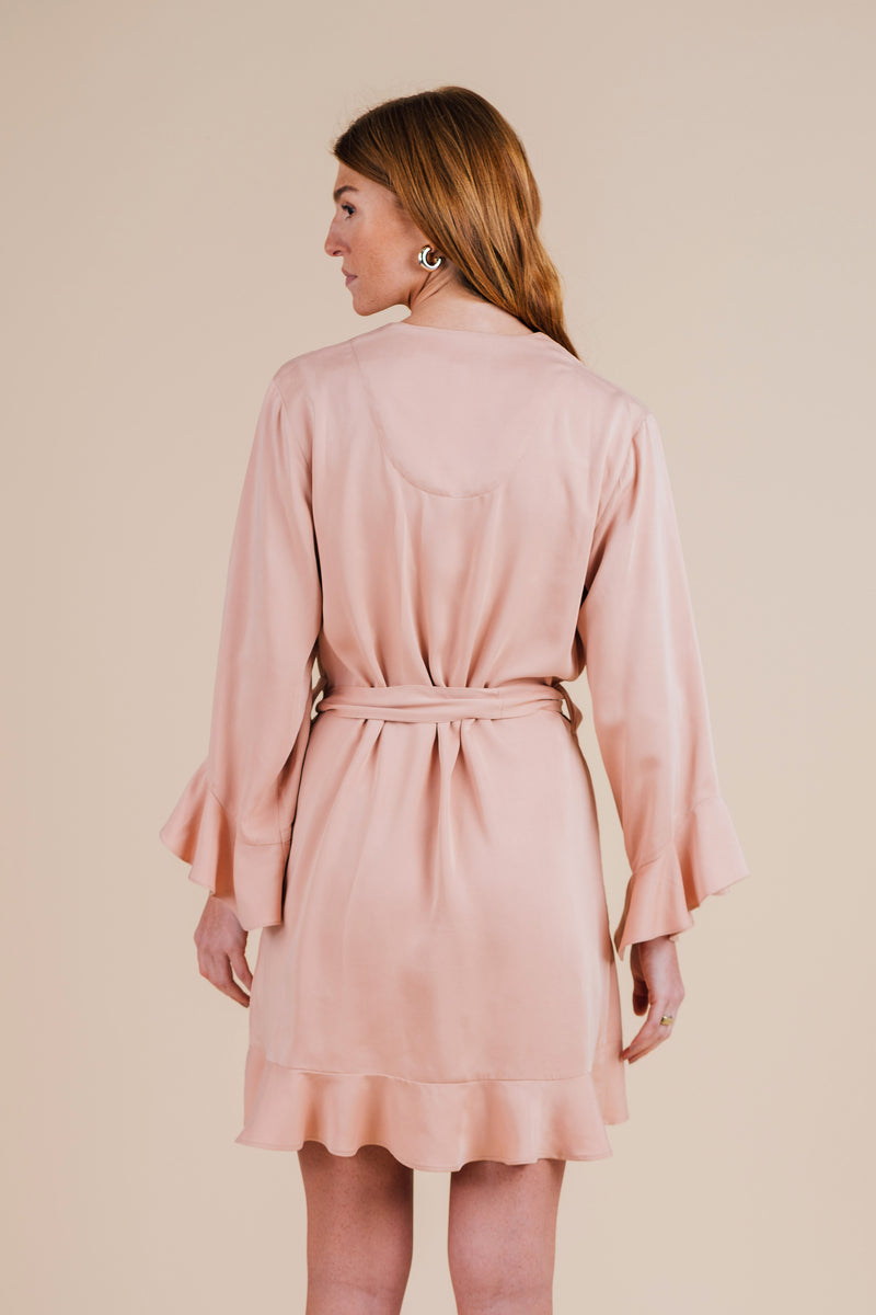 HALF Asleep Ruffle Robe in Dusty Sunrise HALF Asleep Ruffle Robe in Dusty Sunrise