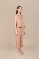 Cami Ruffle Pant Set - Desert Sunrise