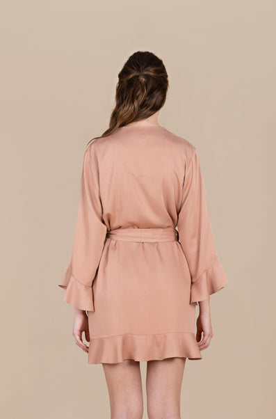 Ruffle Robe - Desert Sunrise
