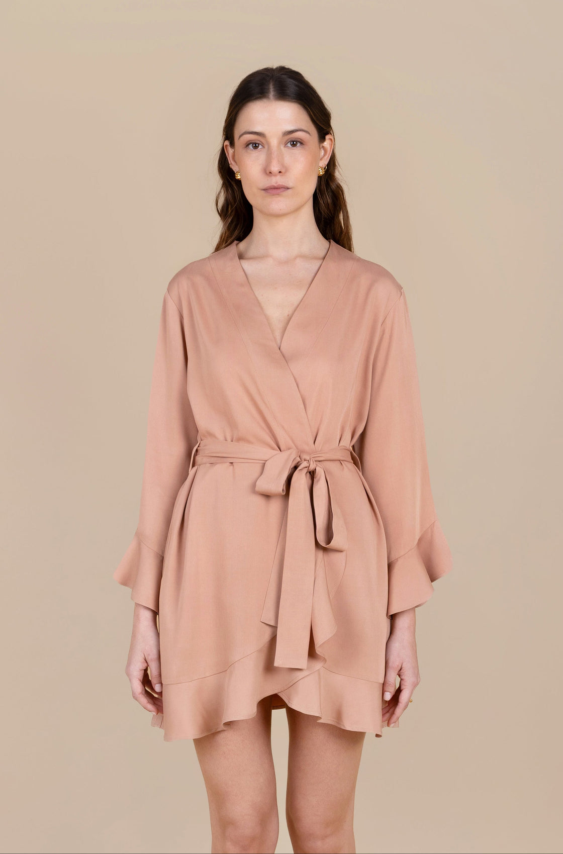 Ruffle Robe - Desert Sunrise