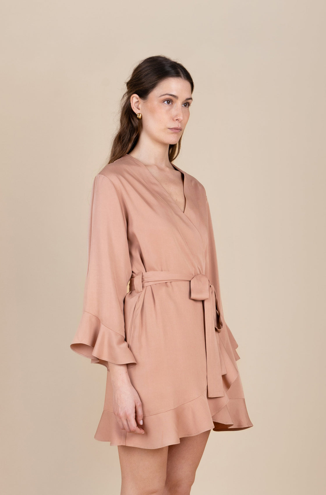 Ruffle Robe - Desert Sunrise