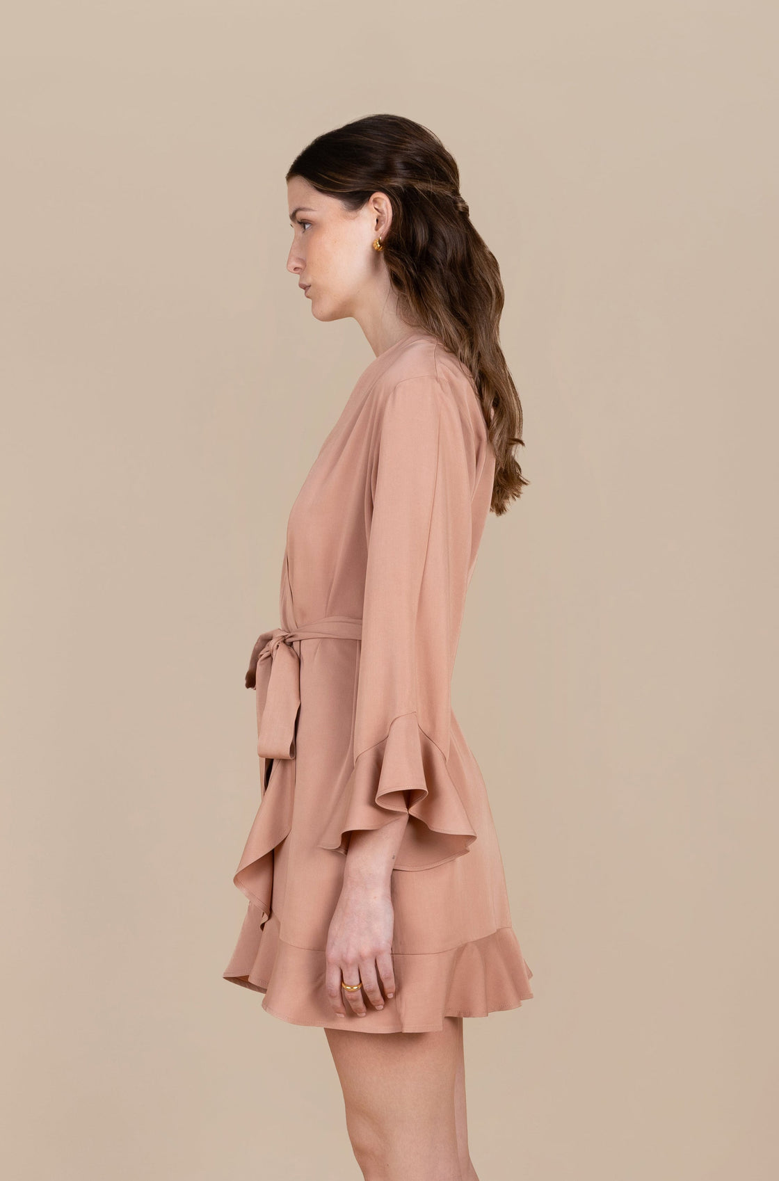 Ruffle Robe - Desert Sunrise