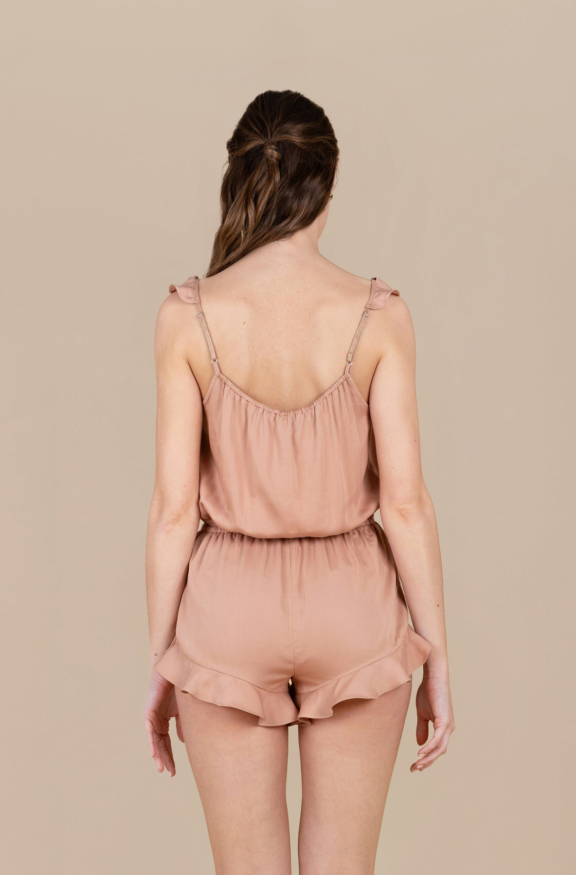 Ruffle Romper - Desert Sunrise