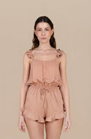 Ruffle Romper - Desert Sunrise