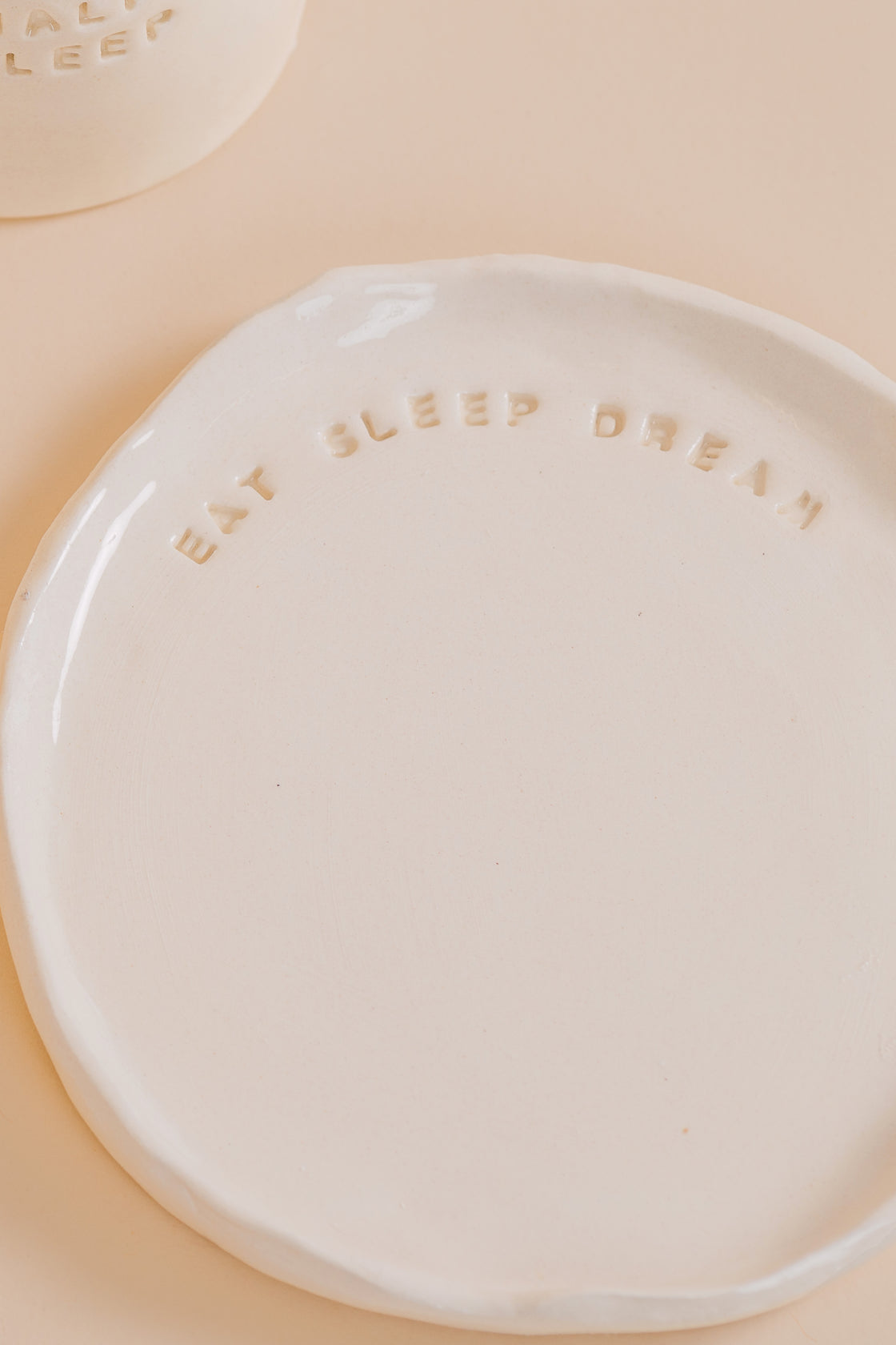 CasaBarro x Half Asleep - "Eat Sleep Dream" Plate