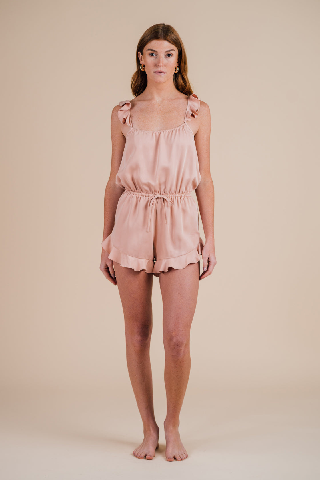 Fate Ruffle Romper Ruffle Romper - Dusty Sunrise - Half Asleep - Women's Sleepwear